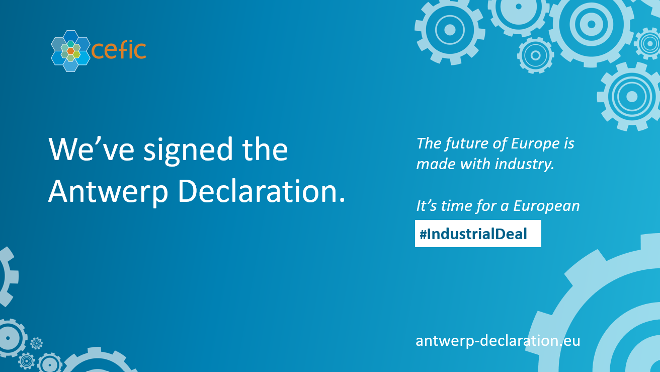 BVEG unterzeichnet „Antwerp Declaration for a European Industrial Deal“